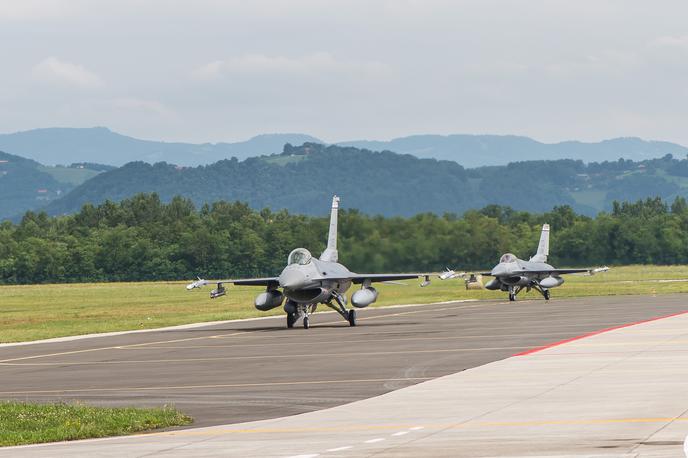 F16 - lovec letališče Cerklje | Foto Klemen Korenjak