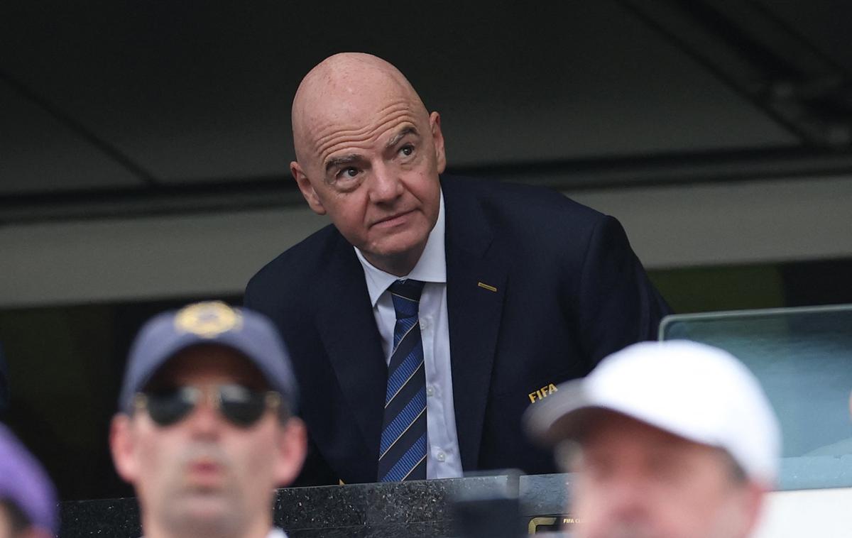 Gianni Infantino | Predsednik Fife Gianni Infantino bo danes podelil zmagovalni pokal prvemu zmagovalcu razširjenega klubskega svetovnega prvenstva. | Foto Reuters
