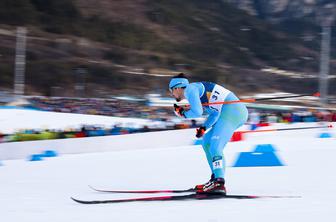 Klaebo in Švedinje kralji sprinta v Teseru, Šimenc za las prekratek