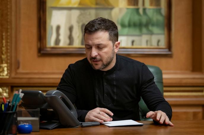 Volodimir Zelenski | Udeležbo na pogovorih ob robu varnostne konference v Münchnu so v Kijevu zavrnili.  | Foto Reuters