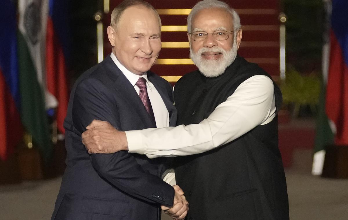 Narendra Modi | Današnji obisk je prvi Modijev obisk v Rusiji po začetku vojne v Ukrajini.  | Foto Guliverimage