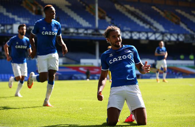 Dominic Calvert-Lewin je v soboto dosegel tri zadetke. | Foto: Guliverimage/Getty Images