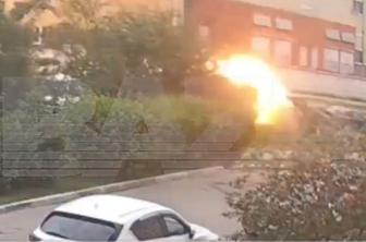 V eksploziji avtomobila v bližini Moskve ubit visoki vojaški častnik #video