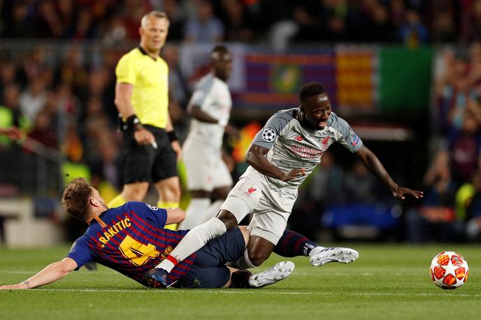 Naby Keita | Keita si je na tekmi z Barcelono poškodoval stegensko mišico in že končal sezono. | Foto Reuters