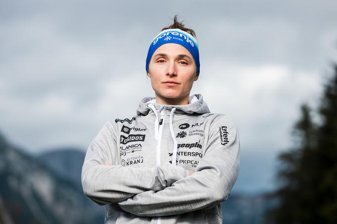 Eva Urevc, najboljša slovenska tekačica v tej zimi, je 17. decembra v Davosu v Švici osvojila sedmo mesto. | Foto: Matic Klanšek Velej/Sportida