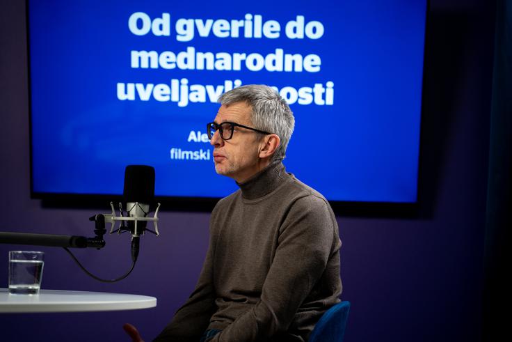 "Na Madžarskem so prepoznali filmsko industrijo kot strateško gospodarsko panogo. Tudi na Češkem vedo to že mnogo let, pri nas pa je to tako, kot je," je v Spotkastu povedal Aleš Pavlin. | Foto: Liam Toni Šironjič