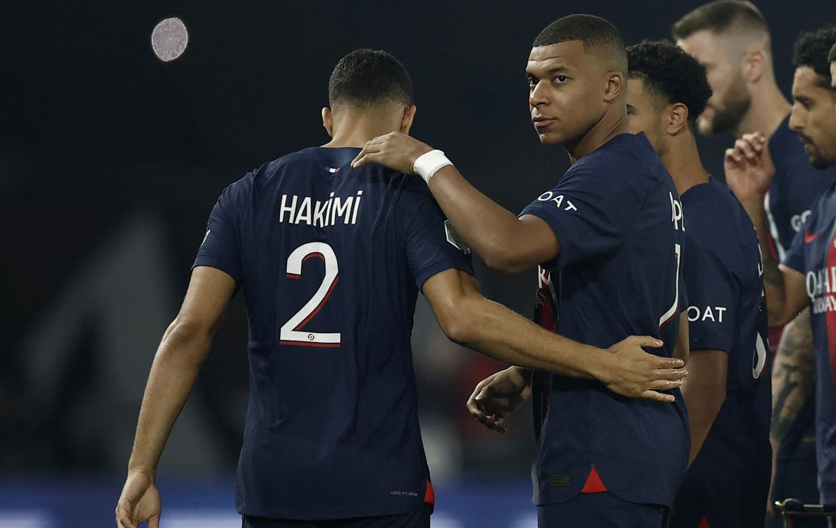 PSG Kylian Mbappe | PSG je vsaj začasno skočil na vrh ligue 1. | Foto Reuters