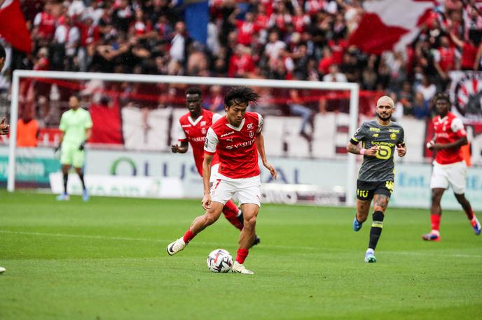 Junya Ito | Junya Ito je prispeval gol za zmago Reimsa. | Foto Guliverimage