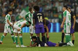 Barcelona podira rekorde, Yamal razbesnel Urugvajca in končal na tleh