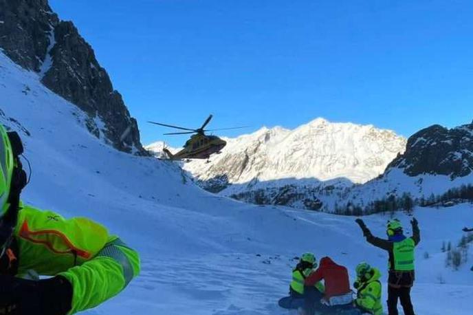 plaz v Alpah | V plazovih v Italiji so v zadnjih dneh umrli trije ljudje. | Foto Italijanski gorski reševalci