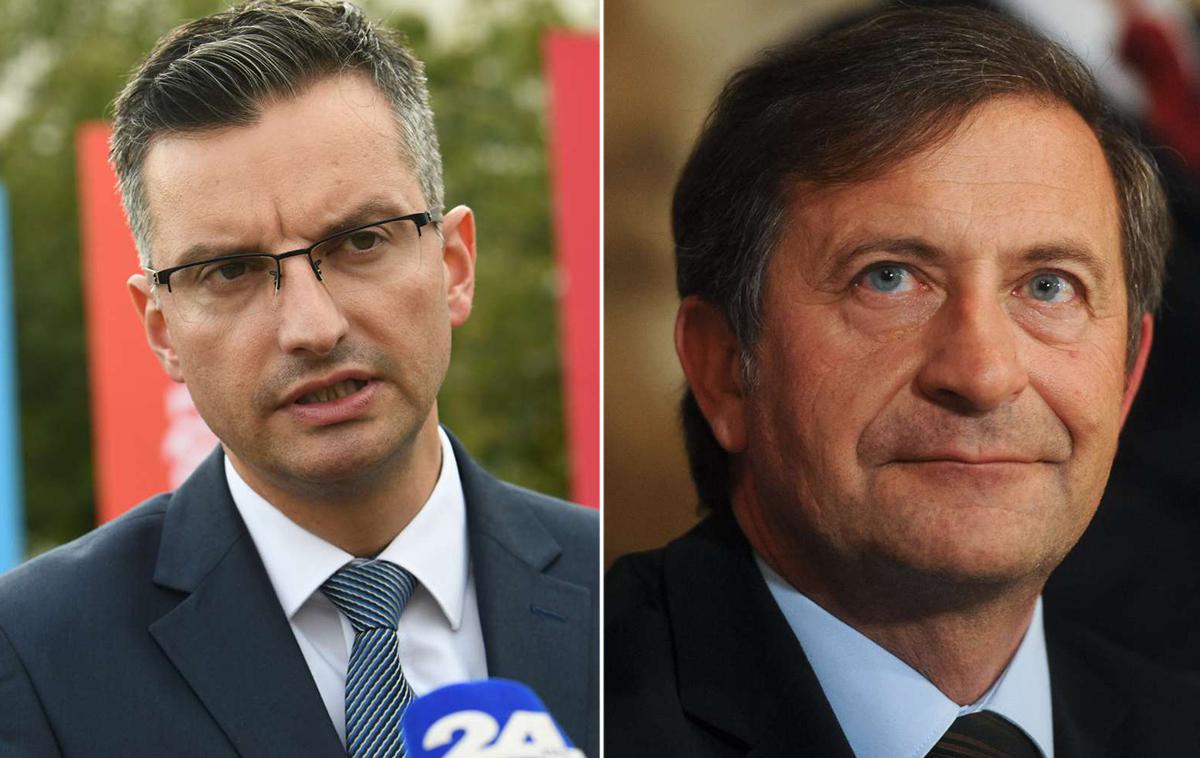 Marjan Šarec. Karel Erjavec. | Foto STA