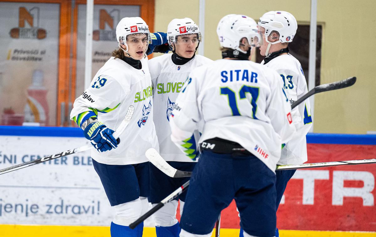 ta mali U20, slovenska hokejska reprezentanca U20 | Slovenci so prišli do druge zmage. | Foto Domen Jančič/HZS