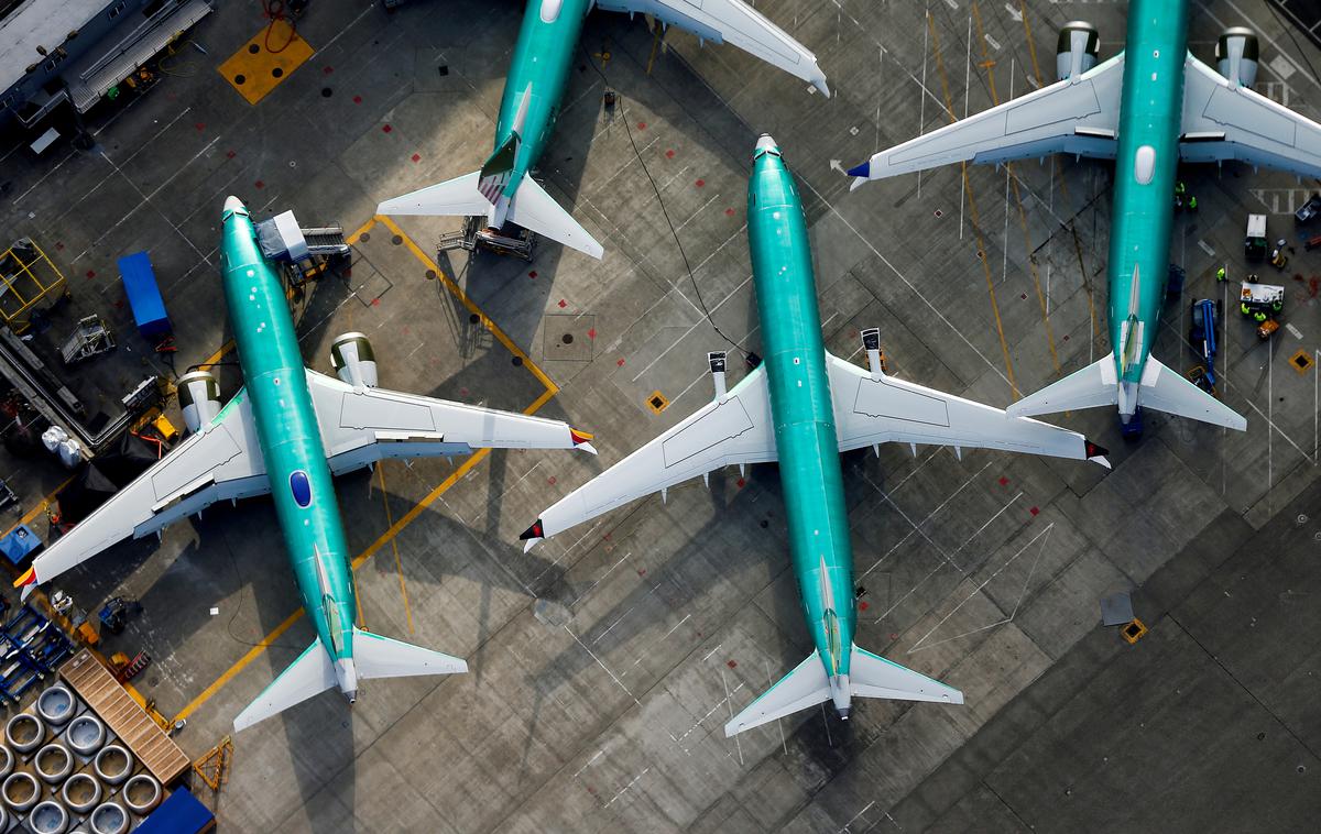 Boeing 737 | Boeing je moral vsa letata 737 max prizemljiti 8. marca lani. | Foto Reuters