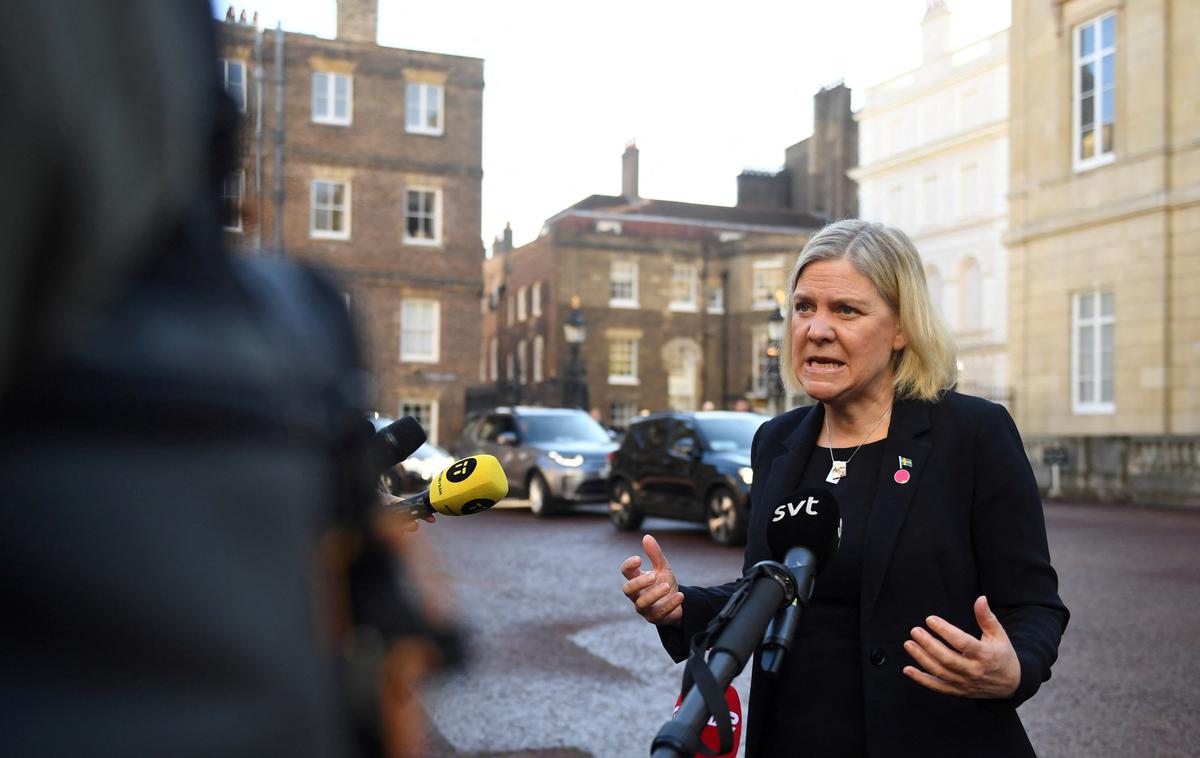 Magdalena Andersson | Švedska premierka Magdalena Andersson bo predvidoma do konca junija oddala prošnjo za članstvo v Natu. | Foto Reuters
