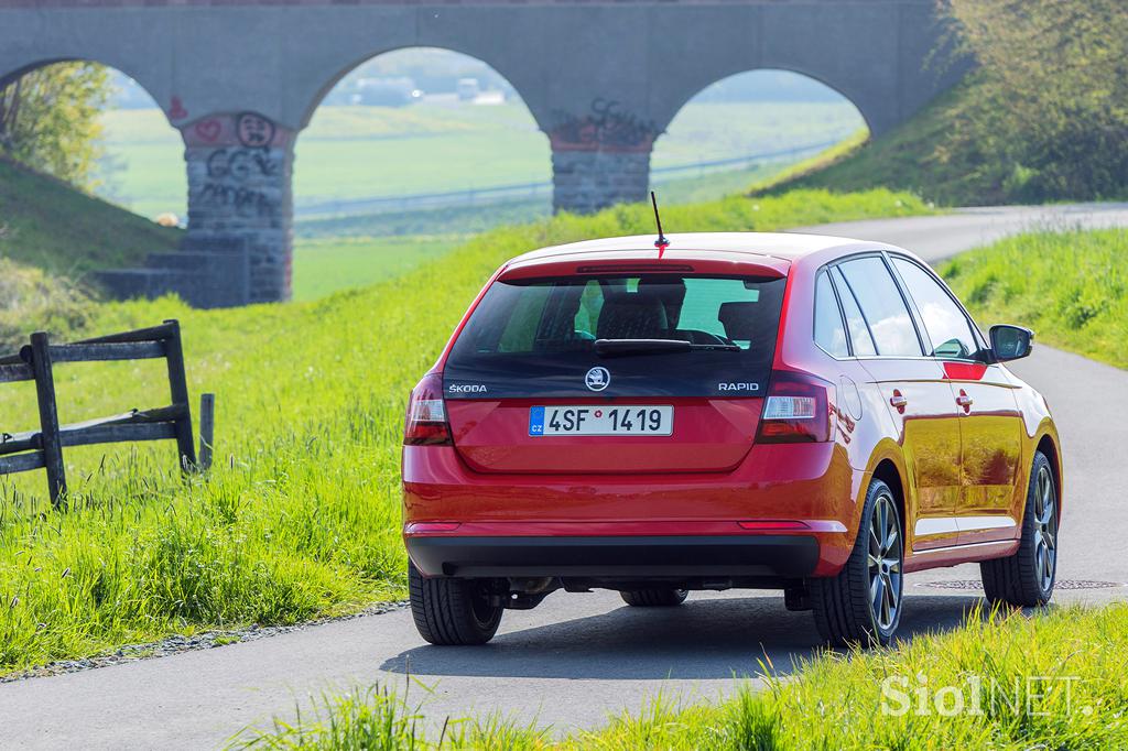 Škoda rapid in rapid spaceback - prva vožnja