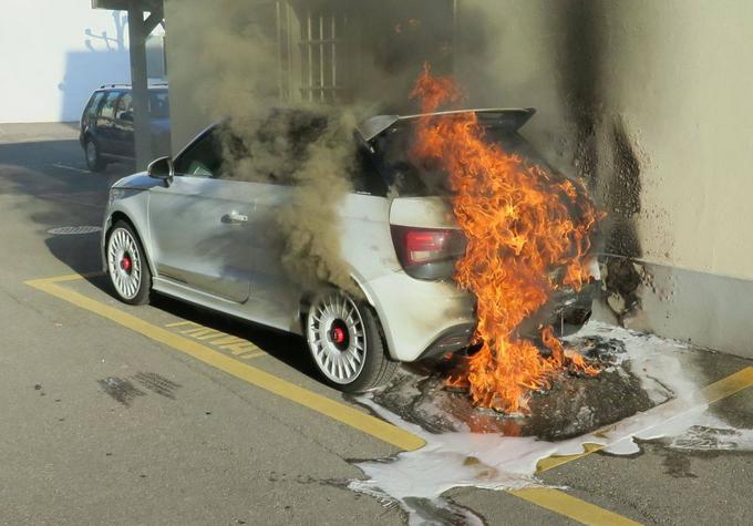 Ognjeni zublji so bili močnejši oziroma hitrejši od švicarskih gasilcev. | Foto: 