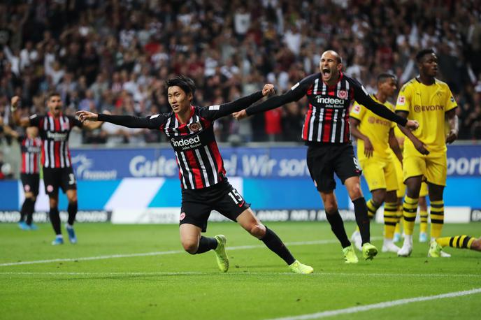 Eintracht Frankfurt | Eintracht Frankfurt je Borussii Dortmund ukradel pomembni točki. | Foto Getty Images