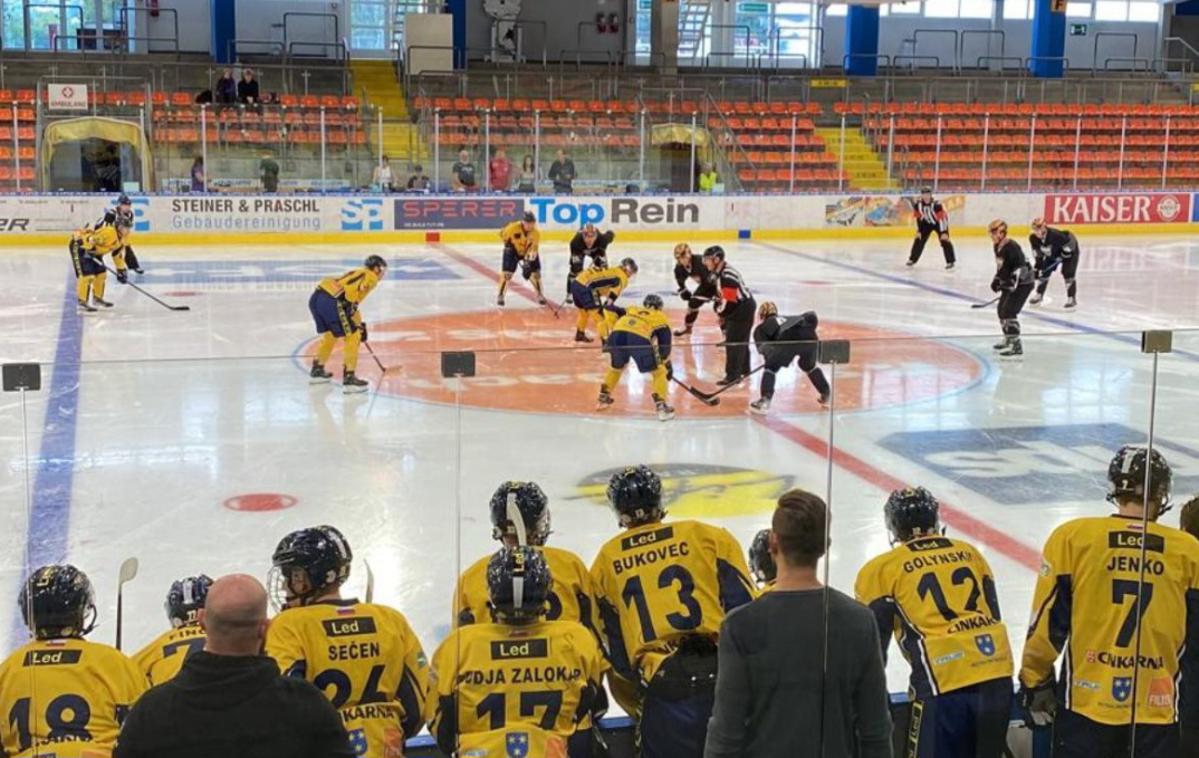 HK RST-Pellet Celje | Celjski hokejisti so v soboto odigrali prvo pripravljalno srečanje in proti alpskemu tekmecu iz Linza tesno izgubili. | Foto Instagram HK RST-Pellet Celje