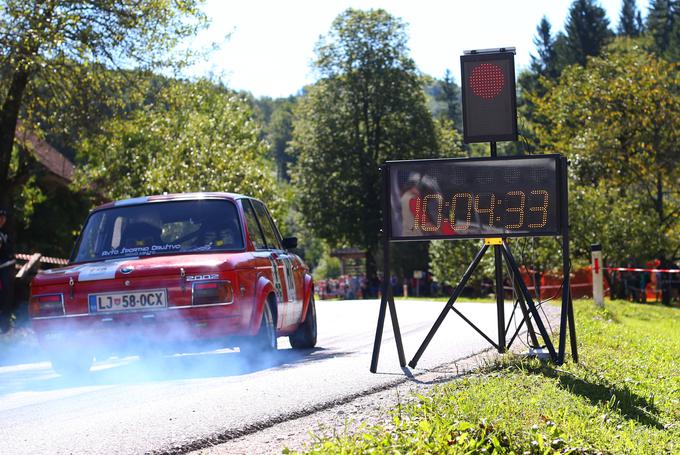 Tradicionalni gosti gorskih dirk so tudi slovenski starodobni avtomobili. | Foto: Gregor Pavšič