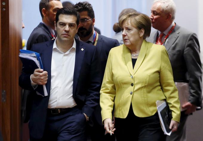 Ciprasova vlada je že večkrat pozvala k odpisu dolga, da bi lahko vnovič vzpostavila zaupanje finančnih trgov. Po osmih letih varčevalnih ukrepov se ekonomska rast namreč nikakor ne vrne. A Nemčija Angele Merkel za zdaj ne popusti. | Foto: Reuters