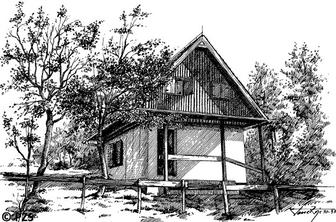 Planinsko zavetišče na Koradi (803 m)