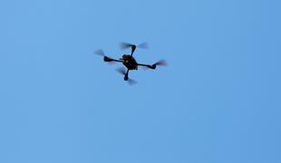 V Avstriji lovec iz zraka sklatil dron
