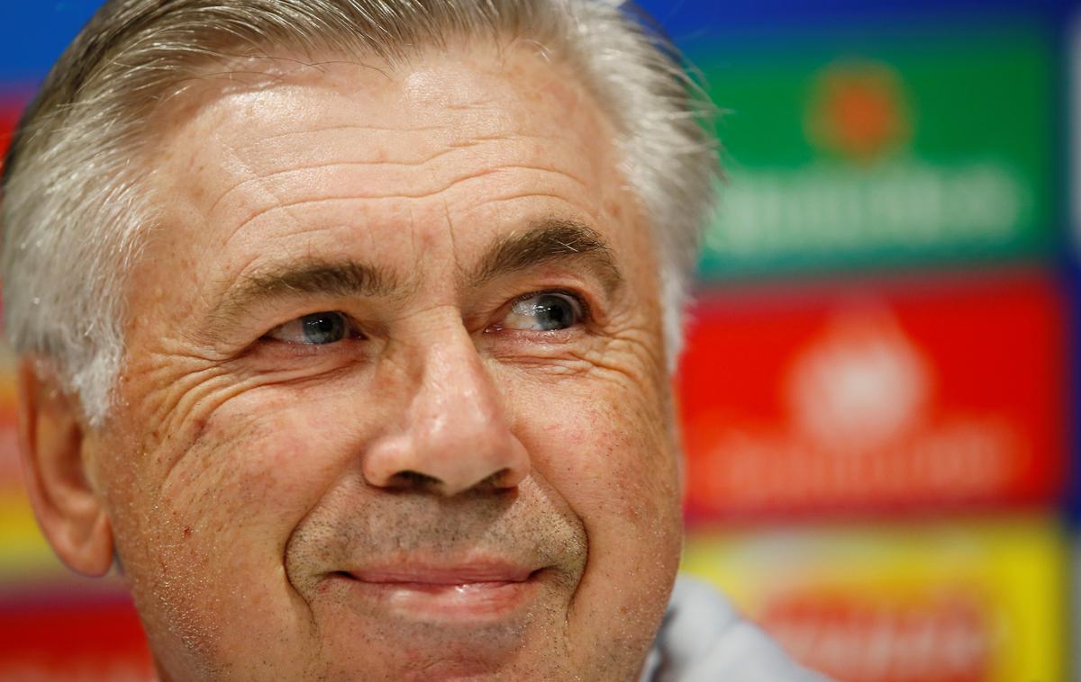 Carlo Ancelotti | Carlo Ancelotti lahko postane prvi trener na svetu, ki bo popeljal klube do naslova državnih prvakov v vseh petih najmočnejših ligah v Evropi. | Foto Reuters