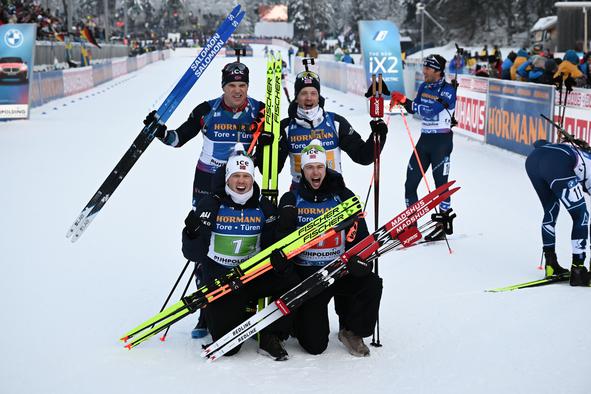 Tudi slovenska moška štafeta izvrstna v Ruhpoldingu!