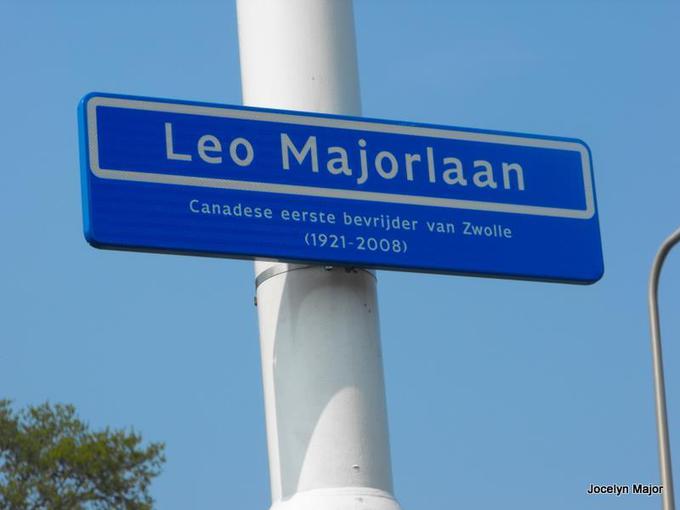 Ulica v mestu Zwolle, ki se še danes imenuje po junaškem Leu Majorju.  | Foto: Thomas Hilmes/Wikimedia Commons