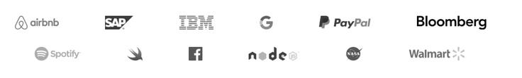 To je nekaj največjih podjetij na svetu, ki uporabljajo GitHub za razvoj svoje programske kode: platforma za iskanje nastanitev Airbnb, razvijalec programske opreme SAP, računalniški velikan IBM, internetni gigant Google, plačilni servis Paypal, medij Bloomberg, ponudnik glasbe na zahtevo Spotify, družbeni omrežji Twitter in Facebook, platforma za razvoj aplikacij v programskem jeziku JavaScript Node.js, vesoljska agencija Nasa, največja veriga supermarketov na svetu Walmart. Med njimi je tudi Microsoft, ki na GitHub prispeva več programske kode kot vsa druga podjetja.  | Foto: 