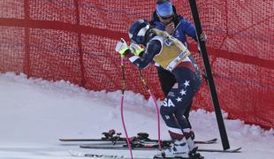 Šok na treningu: Lindsey Vonn padla, nato zaklicala Tini Maze