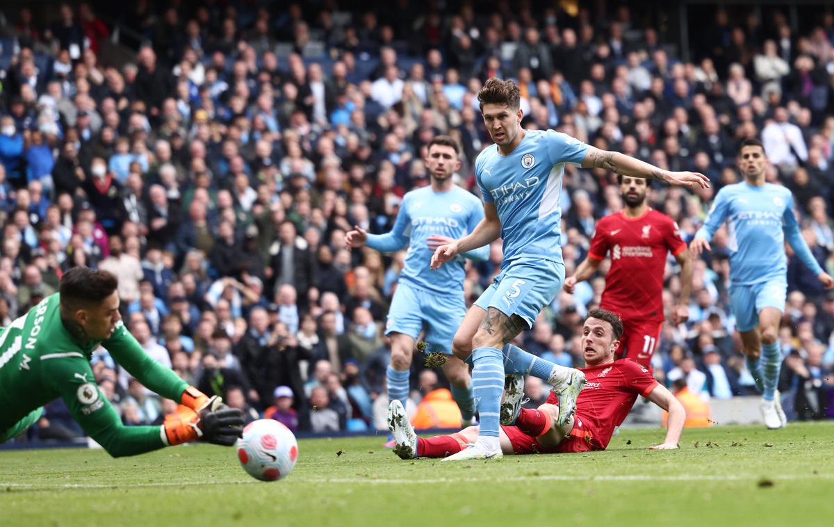 Manchester City - Liverpool | Manchester City in Liverpool sta se razšla brez zmagovalca. | Foto Guliverimage