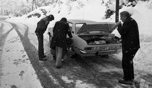 Kako je Slovenijo sneg presenetil 26. aprila 1979