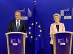 Ursula von der Leyen in Donald Tusk