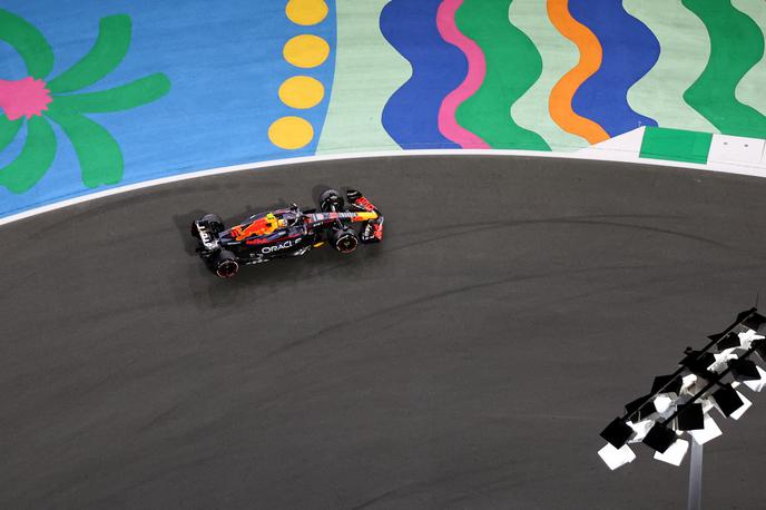 VN Savdske Arabije Sergio Perez Red Bull | Zaradi ramazana bo VN Savdske Arabije v soboto in posledično tudi VN Bahrajna teden dni prej. | Foto Reuters