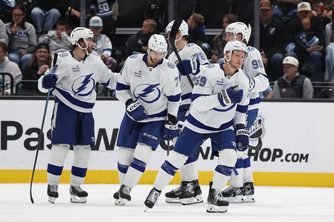 Tampa Bay Lightning | Hokejisti Tampe so s 4:2 ugnali Utah, kar je njihova peta zaporedna zmaga. | Foto Reuters