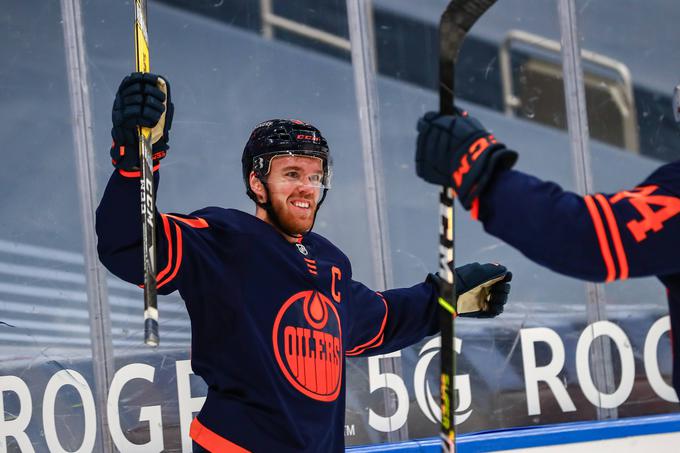 Connor McDavid je k zmagi nad Vancouvrom prispeval hat-trick. | Foto: Guliverimage/Vladimir Fedorenko