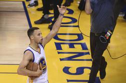 Ko je prvi mož lige NBA Stephen Curry poletel med gledalce, so vsi obnemeli (video)