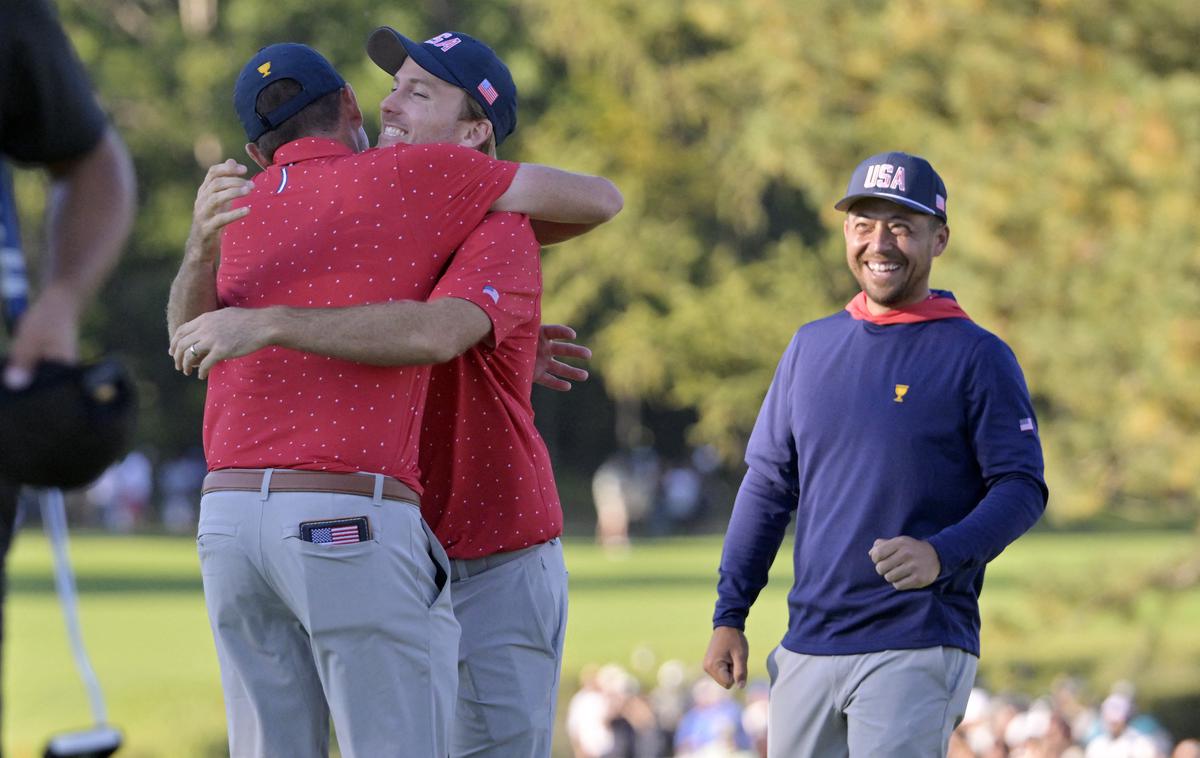 Keegan Bradley | Kapetan ameriške ekipe Ryderjevega pokala Keegan Bradley je v Montrealu dosegel odločilno točko za zmago na predsedniškem pokalu. | Foto Reuters