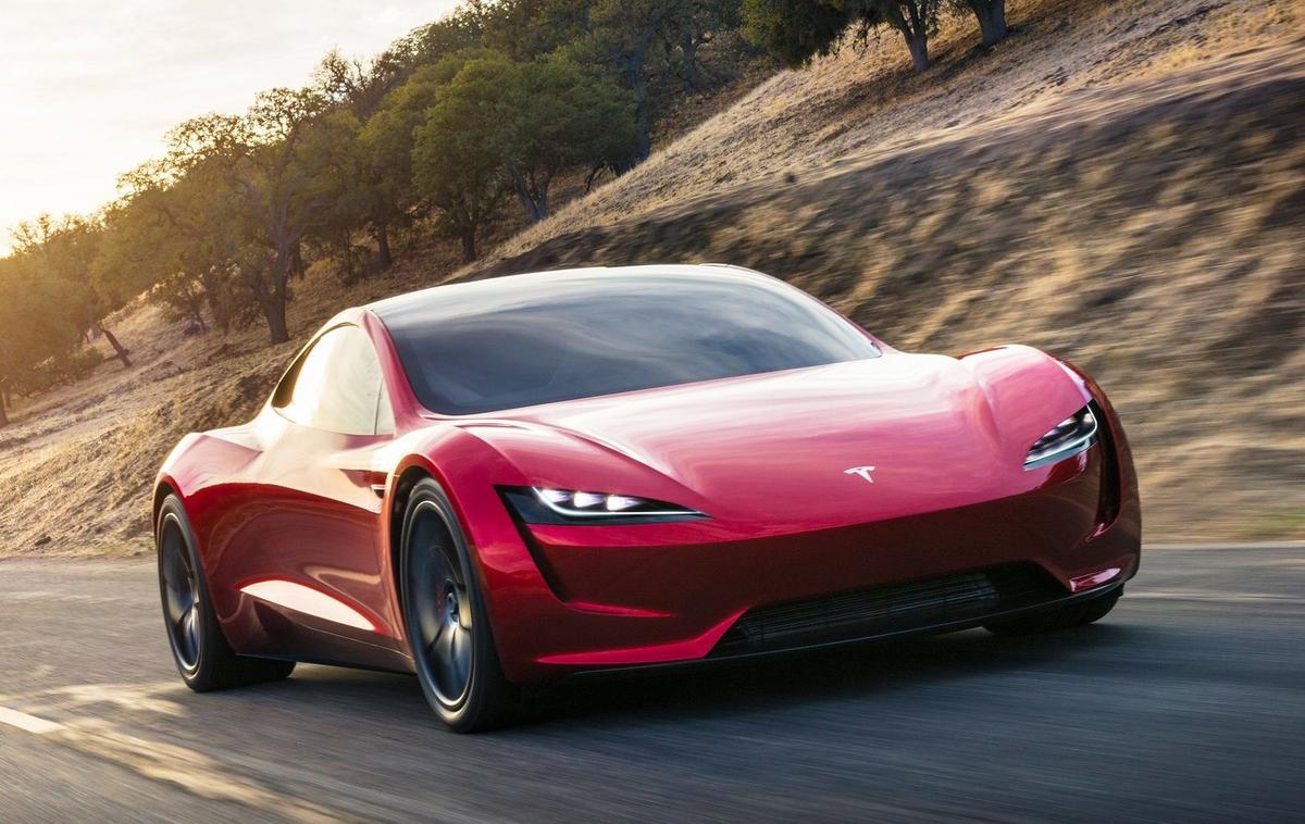 Tesla roadster | Tesla je roadsterja druge generacije v ZDA za zdaj pokazala le kot koncept. | Foto Tesla
