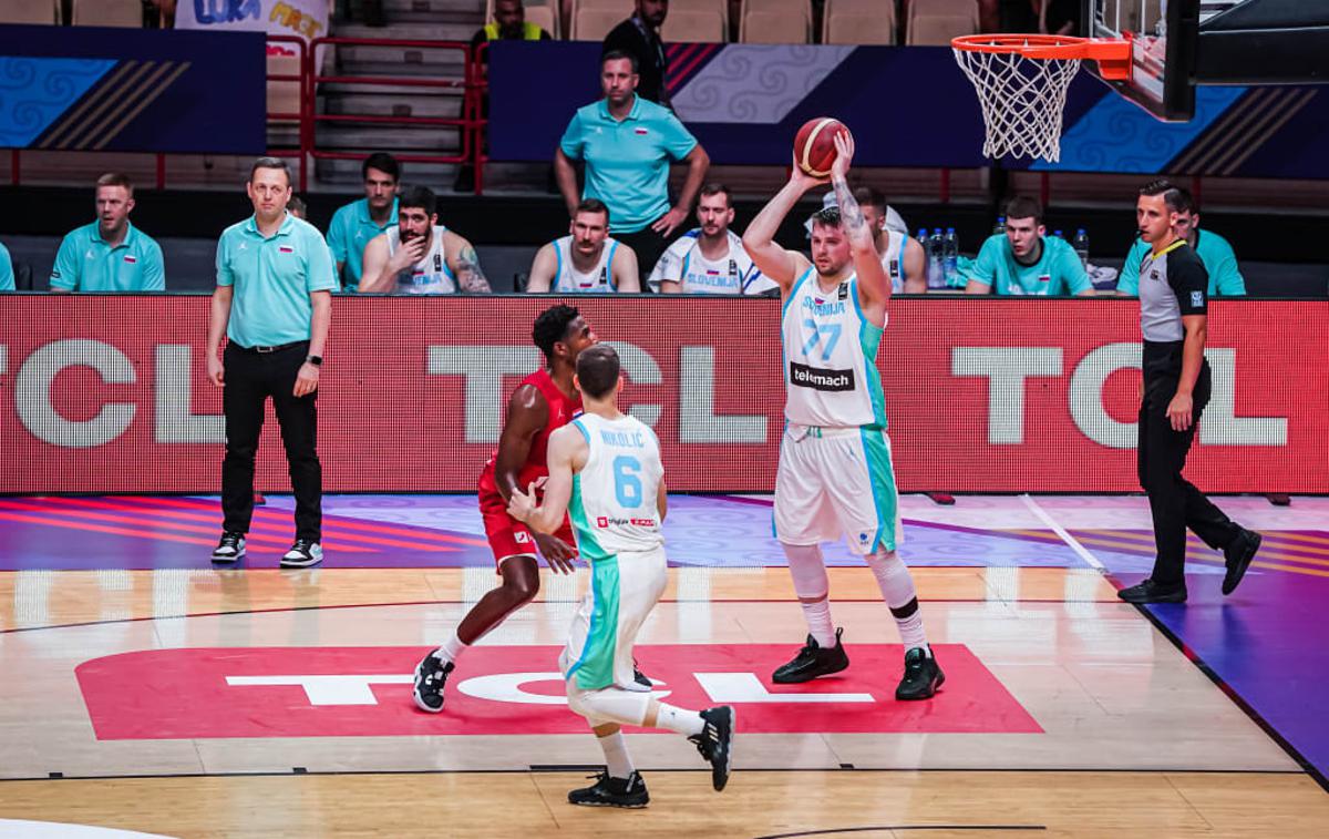 slovenska košarkarska reprezentanca Luka Dončić | Slovenci so v torek visoko izgubili proti Hrvaški. | Foto FIBA