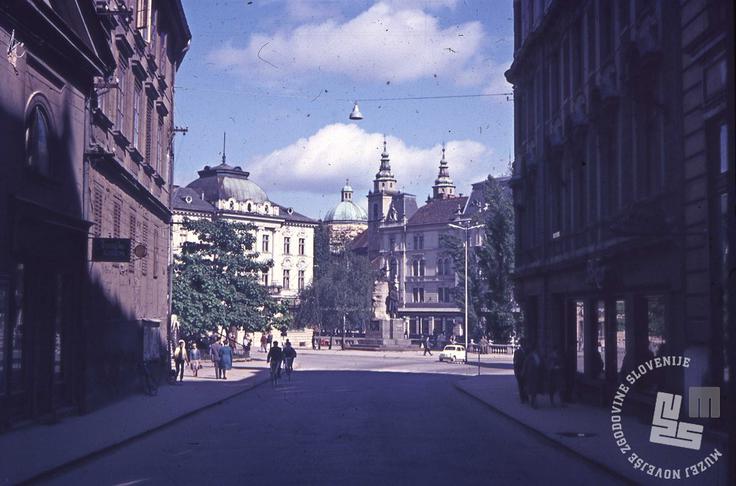 Čopova Čopova med letoma 1950 in 1970 | Foto: Svetozar Guček, hrani: MNZS.
