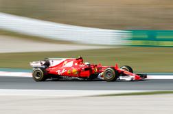 Ferrarija najhitrejša na tretjem treningu