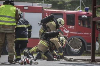 Požar v restavraciji ob Blejskem jezeru