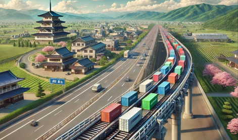 Zgled za cel svet? Japonci z idejo, kako rešiti tovorni promet.