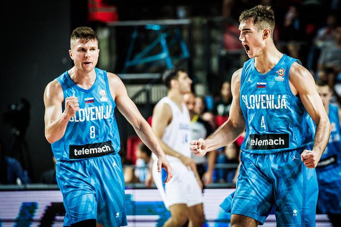 Izrael : slovenska košarkarska reprezentanca, kvalifikacije za SP | Slovenci so si z zmago nad Izraelom na stežaj odprli vrata svetovnega prvenstva. | Foto FIBA