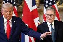 Donald Trump in Keir Starmer