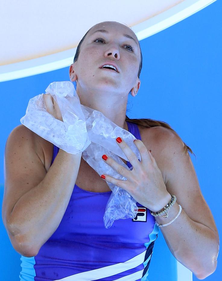 "Ni pomembno, kako dober igralec ste, včasih se vaše telo ne mora spopasti s tako visokimi temperaturami." | Foto: Guliverimage/Getty Images