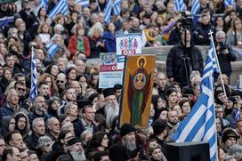 Protest v Grčiji