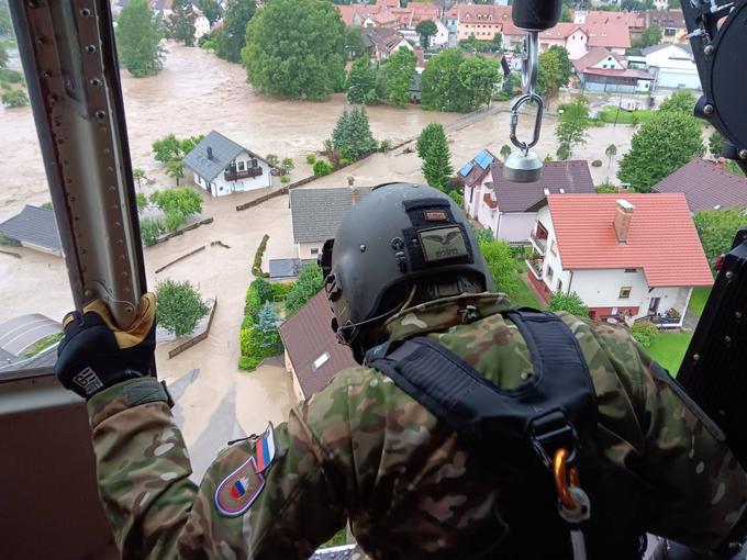Poplave. Slovenska vojska. | Foto: Slovenska vojska